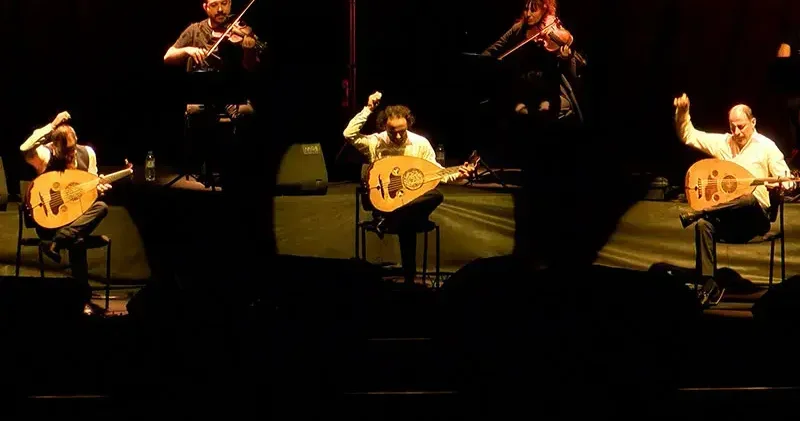 Filistinli 3 kardeşten oluşan ‘Le Trio Joubran’ müzik grubu Bursa’da konser verdi