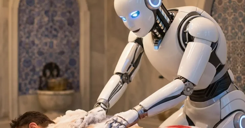 Hamam kültürüne teknolojik dönüşüm: Robot tellaklar geliyor