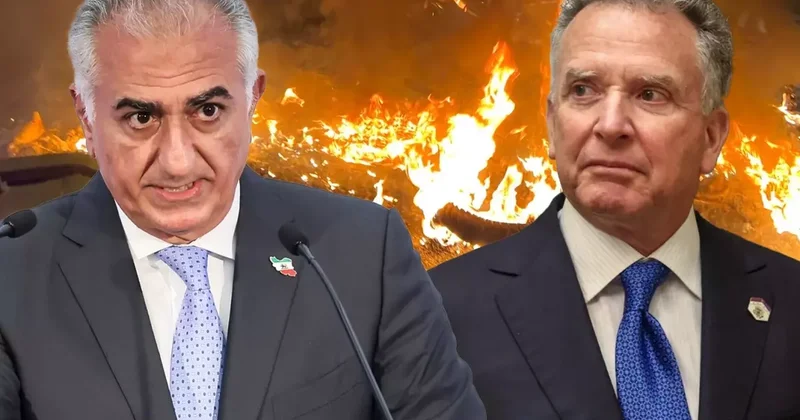 ABD ile gizlice görüşen Pehlevi den protestoculara çağrı: Suçluların isimlerini not edin