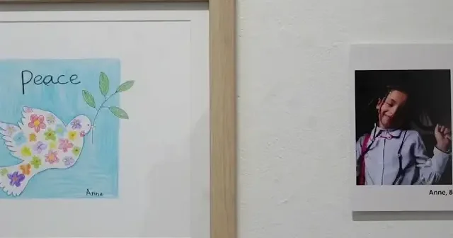 Gazzeli çocukların resimleri New York ta sergilendi VİDEO İZLE