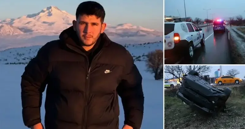 Yağış nedeniyle takla atan araçtaki 18 yaşındaki sürücü hayatını kaybetti Nevşehir Haberleri