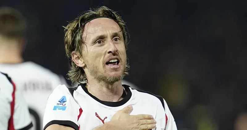 Milan’a galibiyeti Luka Modric getirdi!
