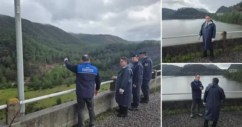 Marmaris Atatürk Barajı nda dolululuk yüzde 110 a ulaştı: Su tahliyesi yapıldı Muğla Haberleri