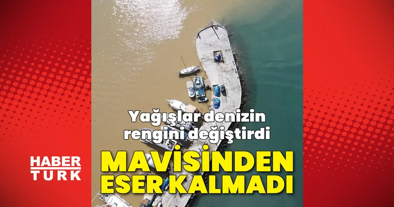 ESER KALMADI! Son dakika: Muğla da Gökova Körfezi nin rengi değişti Son dakika haberleri