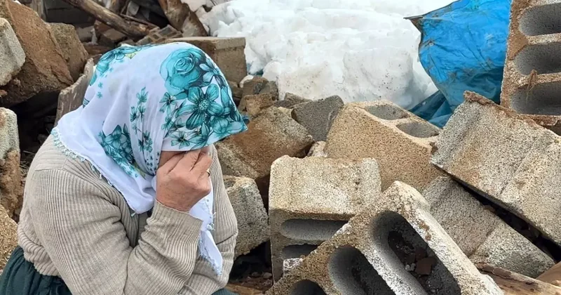 Sabah gürültüye uyanan Zine Teyze nin dünyası başına yıkıldı