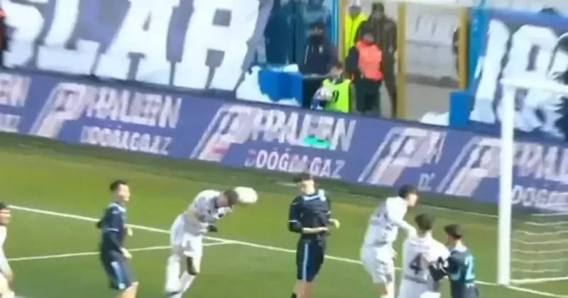 1. Lig maçında iptal edilen gol spikeri isyan ettirdi!