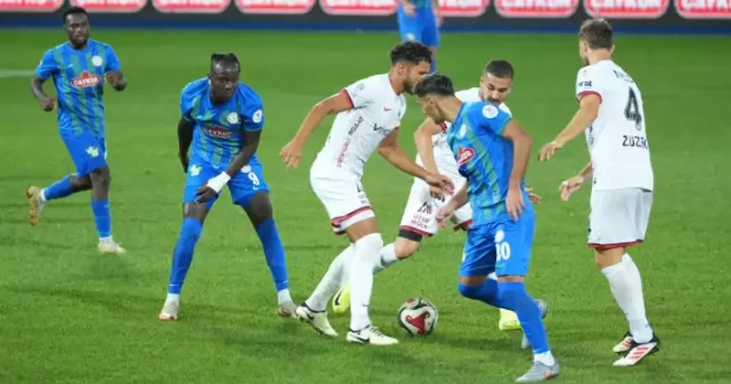Süper Lig de günün açılış maçı: Gençlerbirliği Çaykur Rizespor