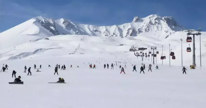 Erciyes e ulaşım yeniden açıldı