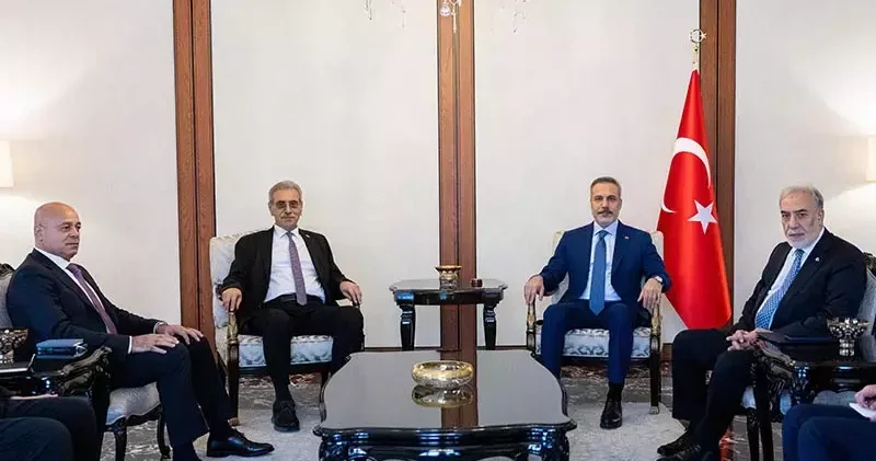 Bakan Fidan, Gazze Yönetimi Ulusal Komitesi Başkanı Şaat ı kabul etti