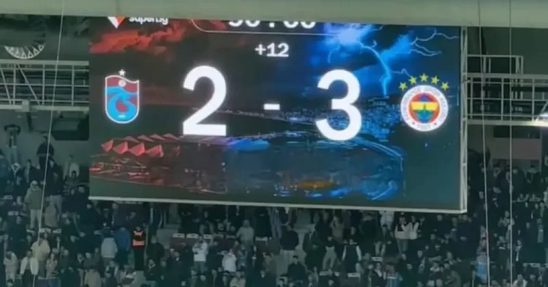 Fenerbahçe, Trabzon da 3 2 ye abone