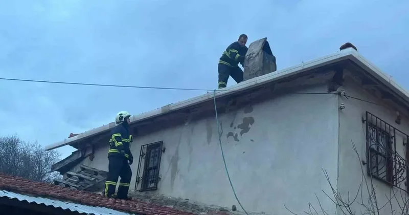 Bilecik’te baca yangını!