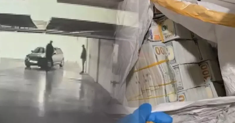 30 milyon dolar için 15 dakika yetmiş! Otoparktaki hırsızlık kamerada