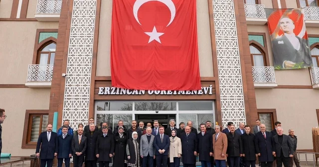 Erzincan da yeni öğretmenevi hizmet binası Binali Yıldırım ın katılımı ile hizmete açıldı Erzincan Haberleri
