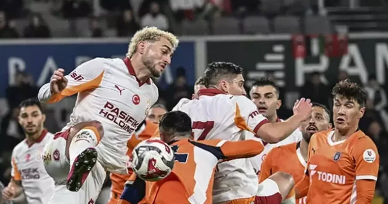 Aslan puan farkını açmak istiyor! Galatasaray Başakşehir muhtemel 11 ler
