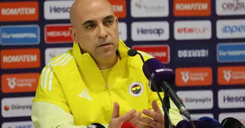 Fenerbahçe nin yardımcı hocasına kimse soru sormadı! Özür dileyip toplantıyı terk etti Sözcü Gazetesi