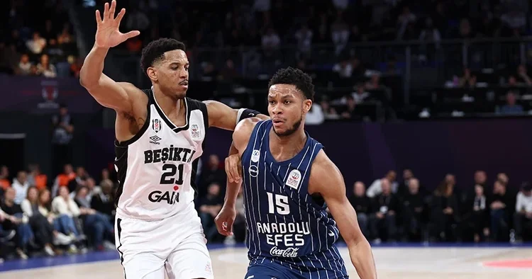 Basketbol Süper Ligi nde derbi heyecanı! Anadolu Efes Beşiktaş GAİN i konuk ediyor