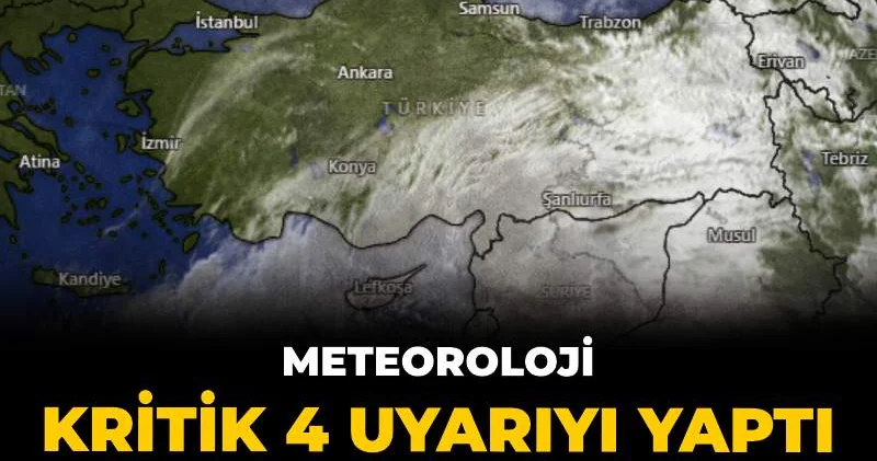 Meteoroloji kritik 4 uyarıyı yaptı: Bayram sürprizini açıkladı