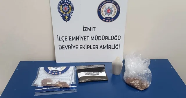 Üst aramasında narkotik madde ele geçirildi Kocaeli Haberleri