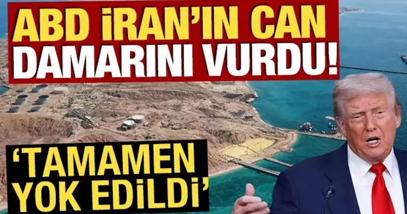 Trump: Hark adasını vurduk! Tamamen yok edildi