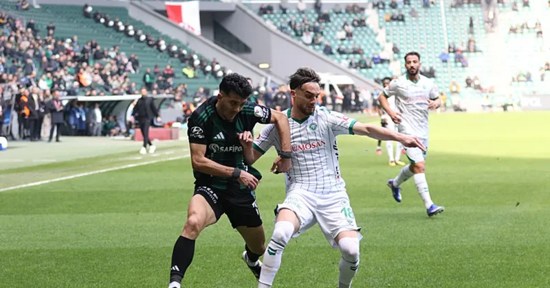 Konyaspor 8 dakikada geri döndü! 3 puanı aldı
