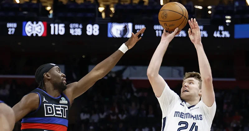 NBA de Pistons, sahasında Grizzlies i 126 110 mağlup etti