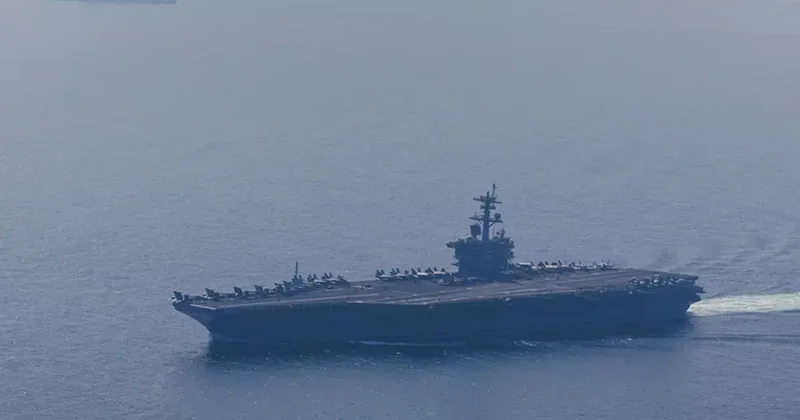 İran Hedef aldık diyerek duyurdu: USS Abraham Lincoln uçak gemisi bölgeden kaçtı