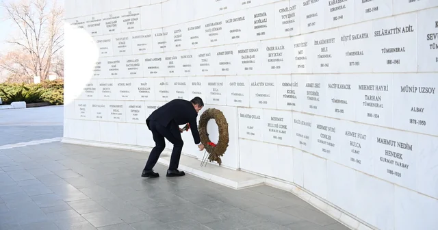 Tarihi Alan Başkanı Kaşdemir Ankara da düzenlenen törenlere katıldı Çanakkale Haberleri