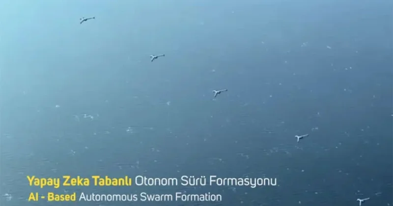 İlk yerli kamikaze dronlardan gösteri