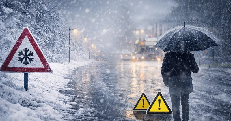 Meteoroloji den 24 ilde kar uyarısı! 5 kente çok kuvvetli geliyor