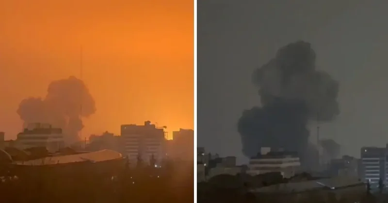 ABD nin tehditleri sonrası Tahran a yoğun saldırı! Elektrik kesintileri yaşandı