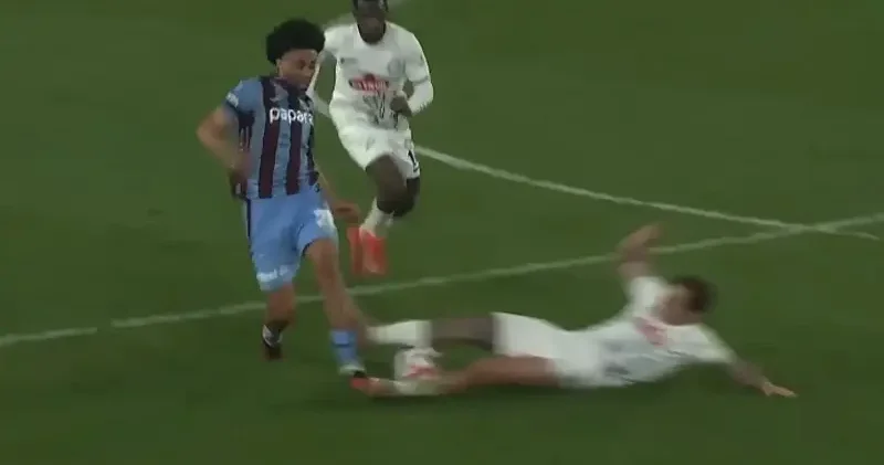 Trabzon da tartışma çıkartan karar: Kırmızı kart olmalıydı Futbol Haberleri