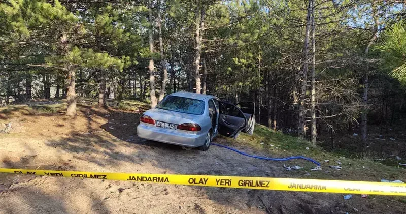 Park halindeki otomobilde ölü bulundu
