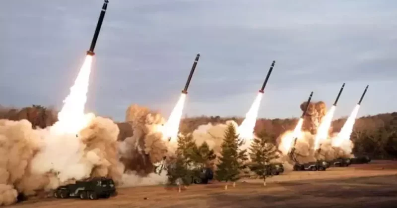 Kuzey Kore 10 balistik füze fırlattı