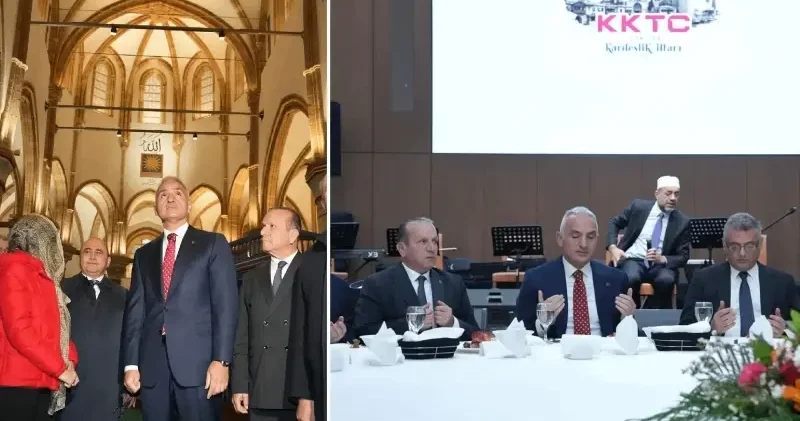 Türkiye KKTC kardeşliği Lefkoşa da aynı sofrada buluştu Politika Haberleri