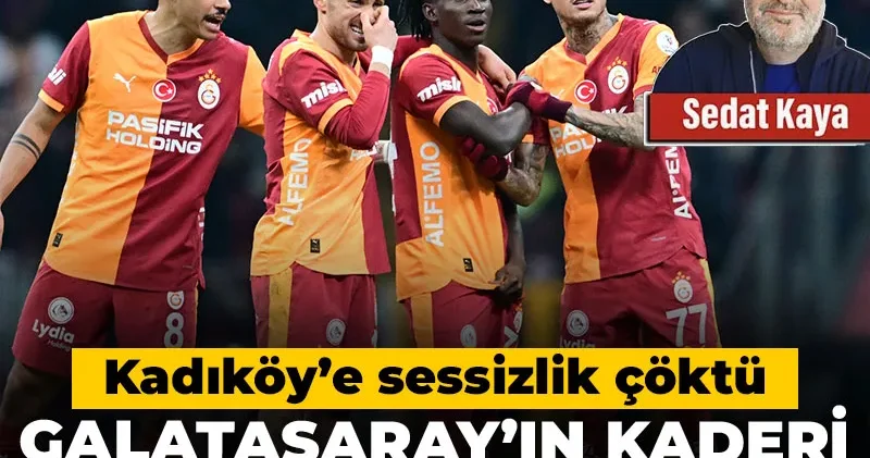 Galatasaray ın kaderi dakikalar içinde yazıldı: Kadıköy e sessizlik çöktü