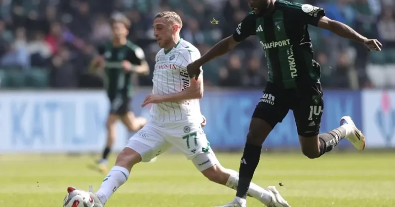 Son anlarda muhteşem geri dönüş! Konyaspor, Kocaeli deplasmanında 90+4 te kazandı