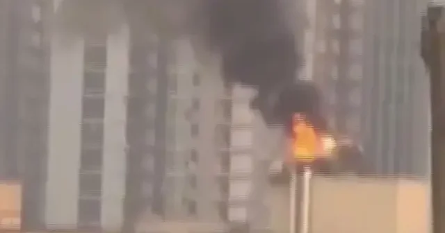 Irak’taki ABD Bağdat Büyükelçiliği ne füze isabet etti VİDEO İZLE