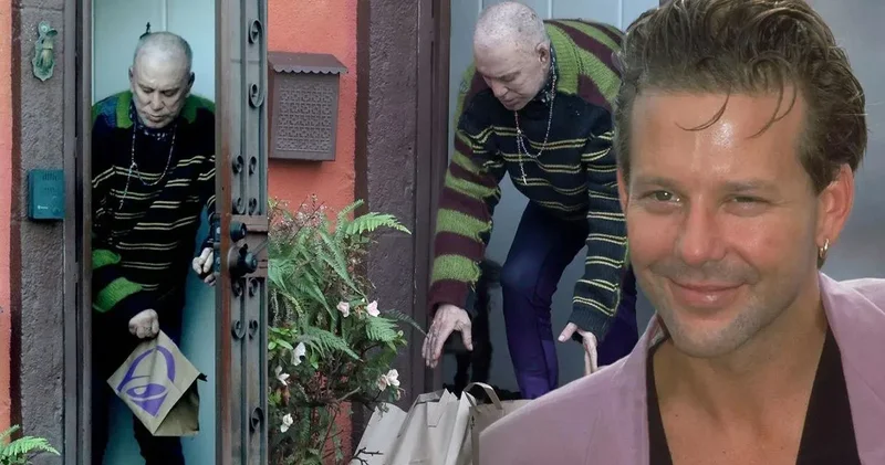 Evden çıkarılan efsane oyuncu ortaya çıktı! Peruk takıp otelde kalmaya başladı