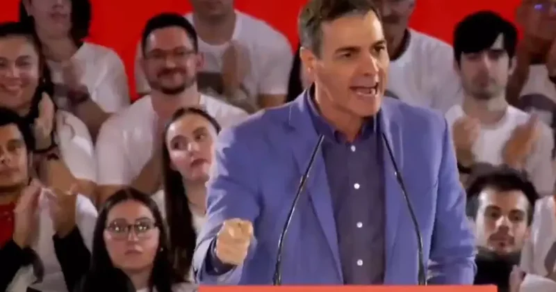 Pedro Sanchez konuşmasıyla yine rest çekti! ABD ye kafa tuttu