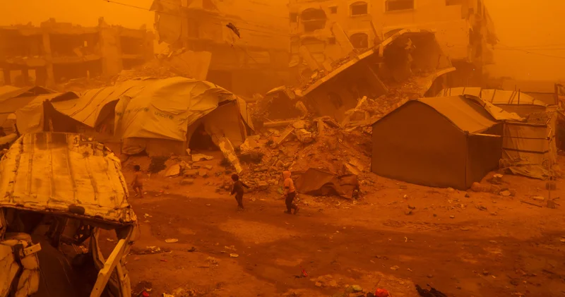 Son dakika: Gazze’de etkili olan kum fırtınası Filistinlilerin hayatını daha da zorlaştırdı Dış Haberler