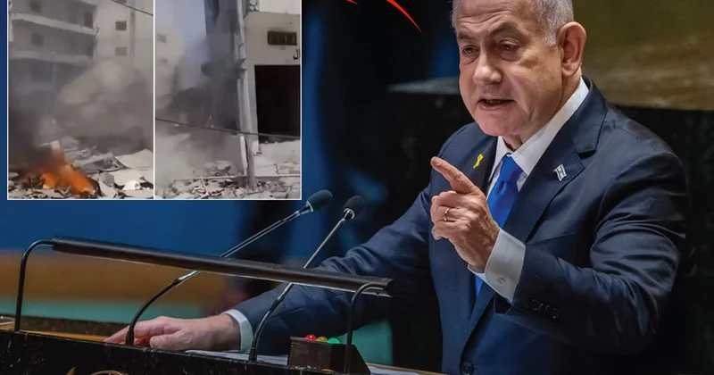 İsrail, müzakere günü Lübnan ı vurdu! Gelen görüntüler korkunç