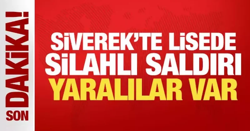 Son Dakika... Siverek te okula giren saldırgan ateş açtı! Yaralılar var