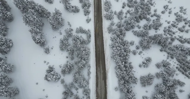 Kars ta bahar ortasında kış masalı Kars Haberleri