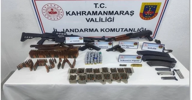 Kahramanmaraş ta jandarmadan 3 aylık bilanço: 129 silah ele geçirildi, 275 kişi tutuklandı Kahramanmaraş Haberleri