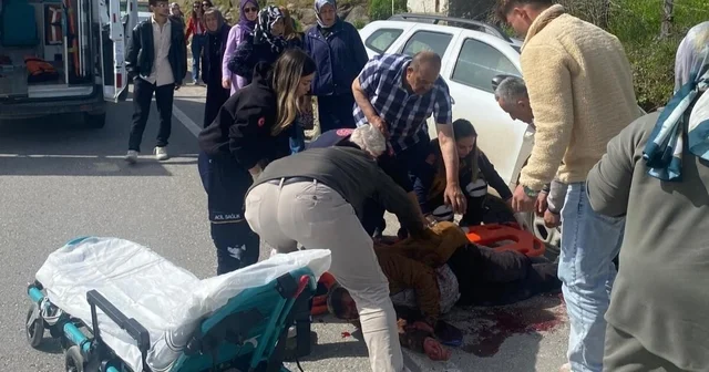 Otobüsten inip, yolun karşısına geçmeye çalışan yayaya cip çarptı Düzce Haberleri