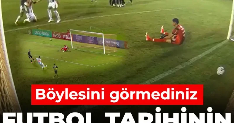 Futbol tarihinin en tuhaf penaltı golü: Böylesini görmediniz