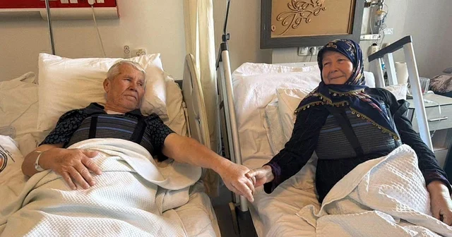 46 yıllık çift, evlilik yıl dönümlerinde birlikte kalp ameliyatı oldu Tekirdağ Haberleri