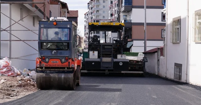 Battalgazi de asfalt çalışmaları sürüyor Malatya Haberleri