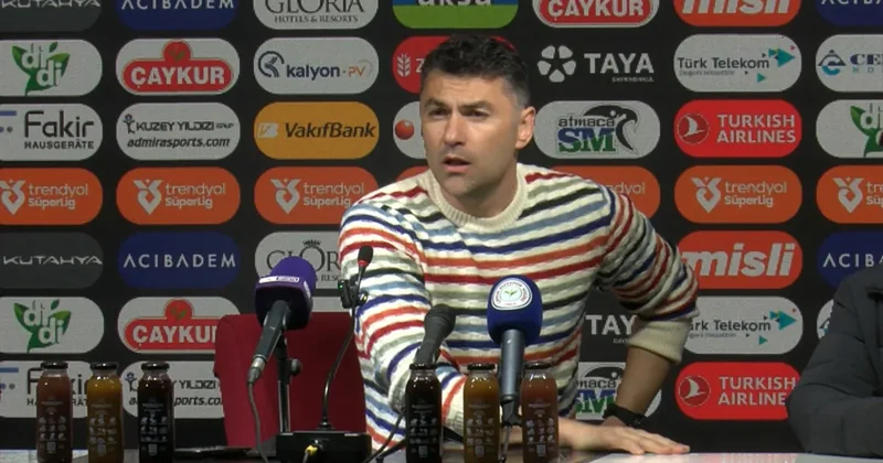 Gaziantep FK Teknik Direktörü Burak Yılmaz: Bırakıyorum, Allah a emanet