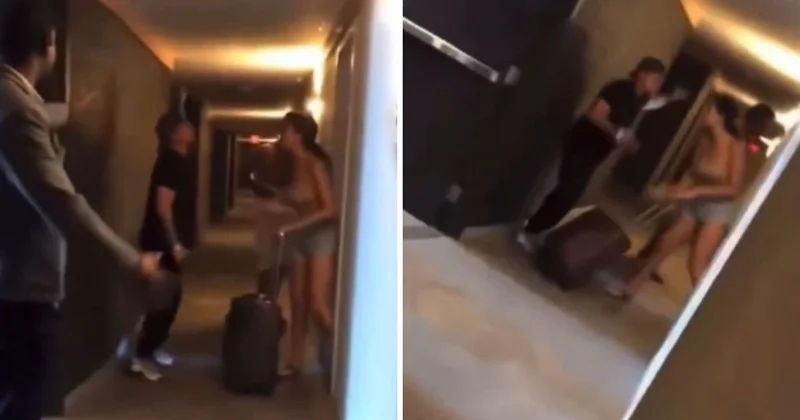 Kız arkadaşına sürpriz yapmaya gitti, kapıyı başka bir erkek açtı!